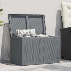 vidaXL Garden Storage Box PP Rattan