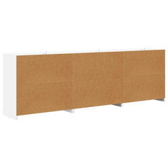 Sideboards 3 pcs Engineered Wood White