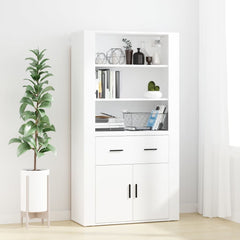 Highboard Engineered Wood White