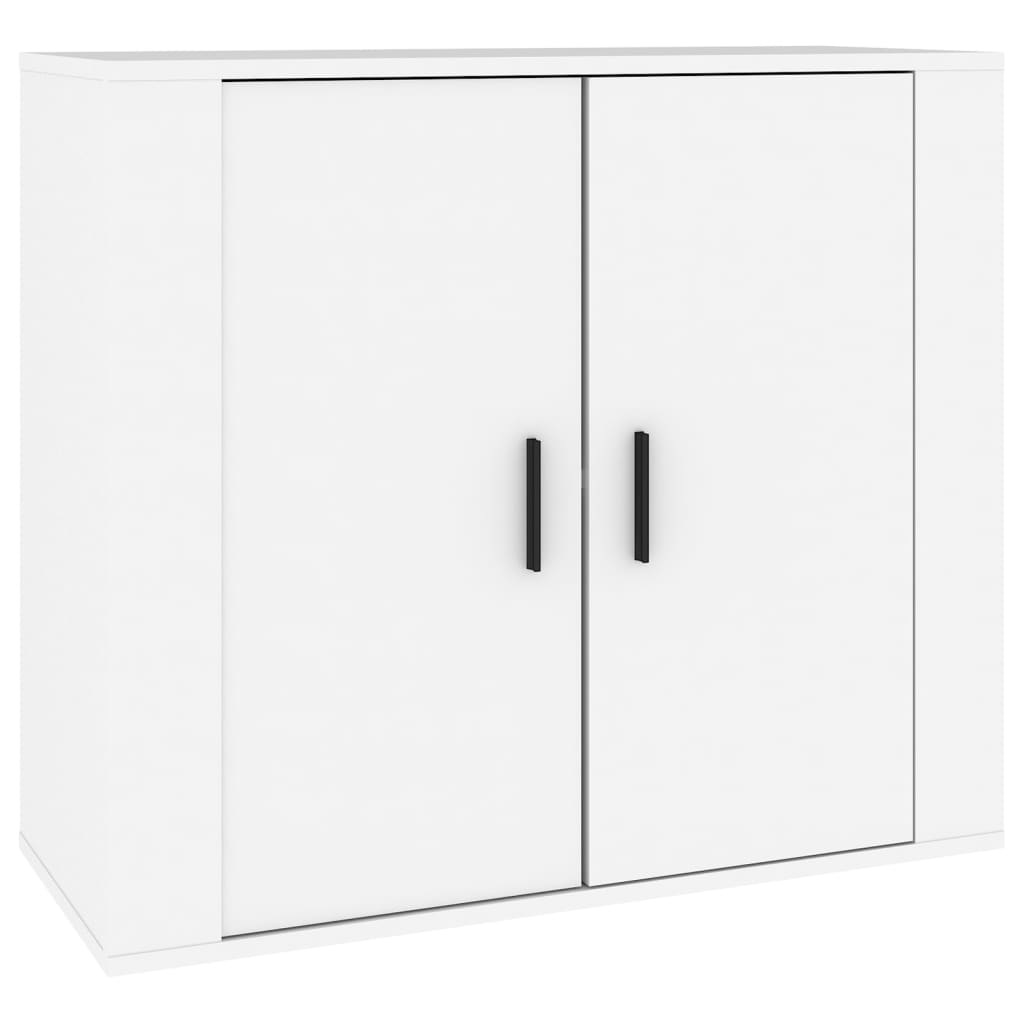 Sideboards 3 pcs Engineered Wood White