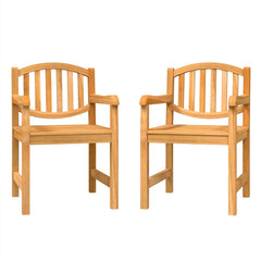 Garden Chairs 58x59x88 cm Solid Wood Teak 2