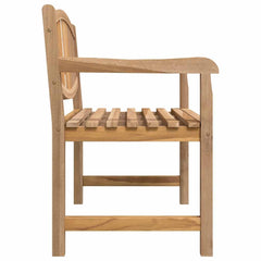 vidaXL Garden Bench 114x59x87 cm Solid Teak Wood 4