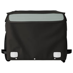 vidaXL Bike Trailer Black and Grey 30 kg Iron 6