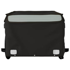 vidaXL Bike Trailer Black and Grey 45 kg Iron 5