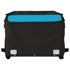 vidaXL Bike Trailer Black and Blue 45 kg Iron 5