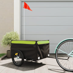 vidaXL Bike Trailer Black and 45 kg Iron Height 52 cm