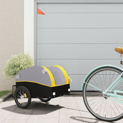 vidaXL Bike Trailer Black and 30 kg Iron Height 53 cm