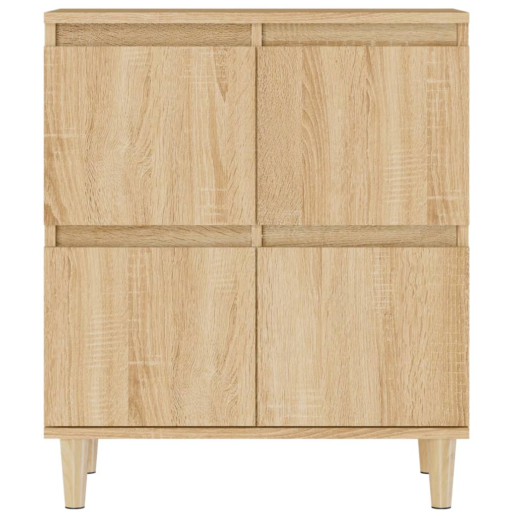 Sideboards 60x35x70 cm Engineered Wood 3 pcs Sonoma oak