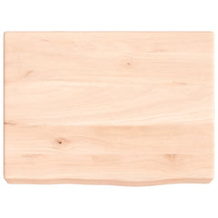 vidaXL Bathroom Countertop 40x30x(2-6) cm Untreated Solid Wood 3