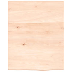 vidaXL Bathroom Countertop 40x50x2 cm Untreated Solid Wood 3