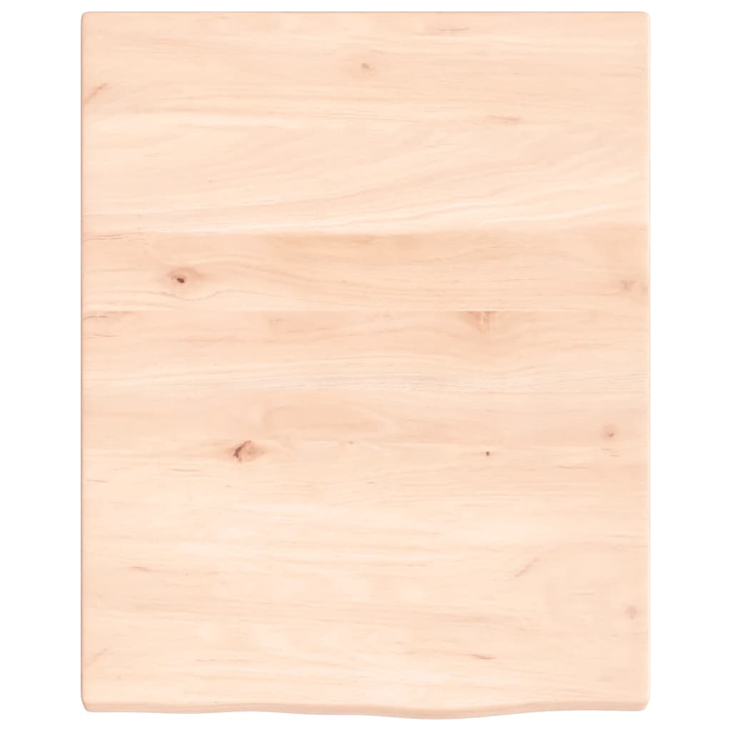 vidaXL Bathroom Countertop 40x50x2 cm Untreated Solid Wood 3