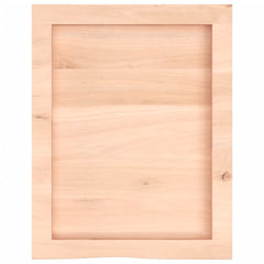 vidaXL Bathroom Countertop 40x50x(2-4) cm Untreated Solid Wood 4
