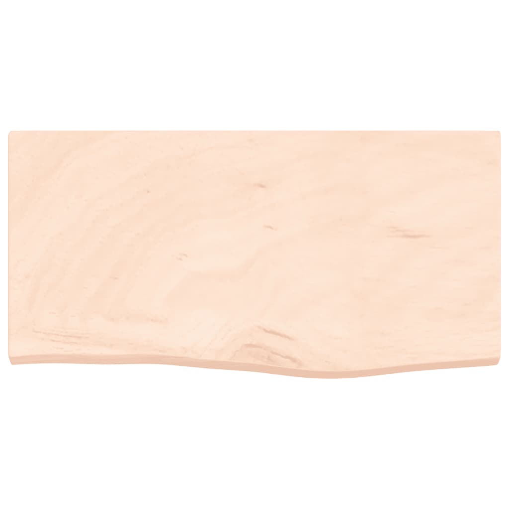 vidaXL Bathroom Countertop 60x30x(2-4) cm Untreated Solid Wood 3