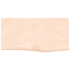 vidaXL Bathroom Countertop 60x30x(2-4) cm Untreated Solid Wood 3