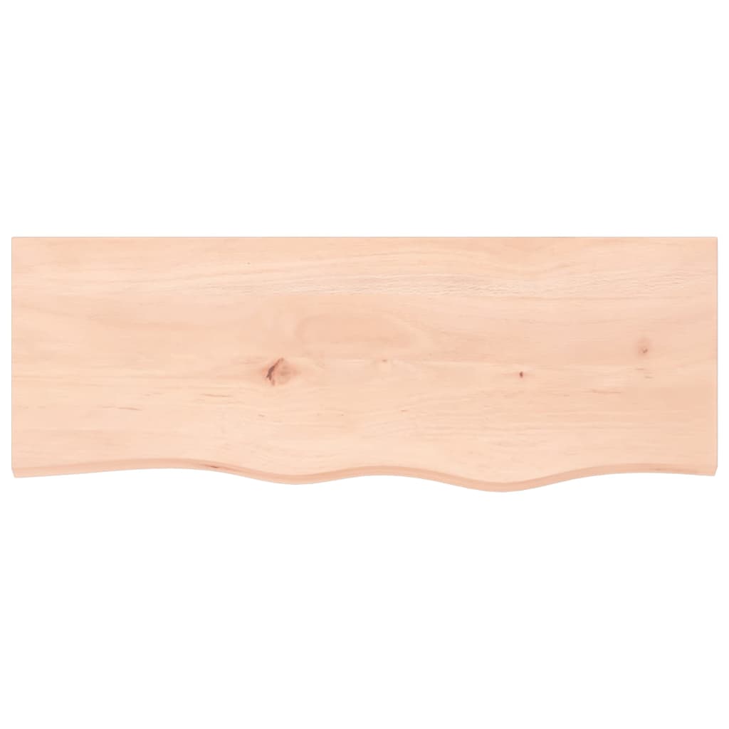 vidaXL Bathroom Countertop 80x30x2 cm Untreated Solid Wood 3
