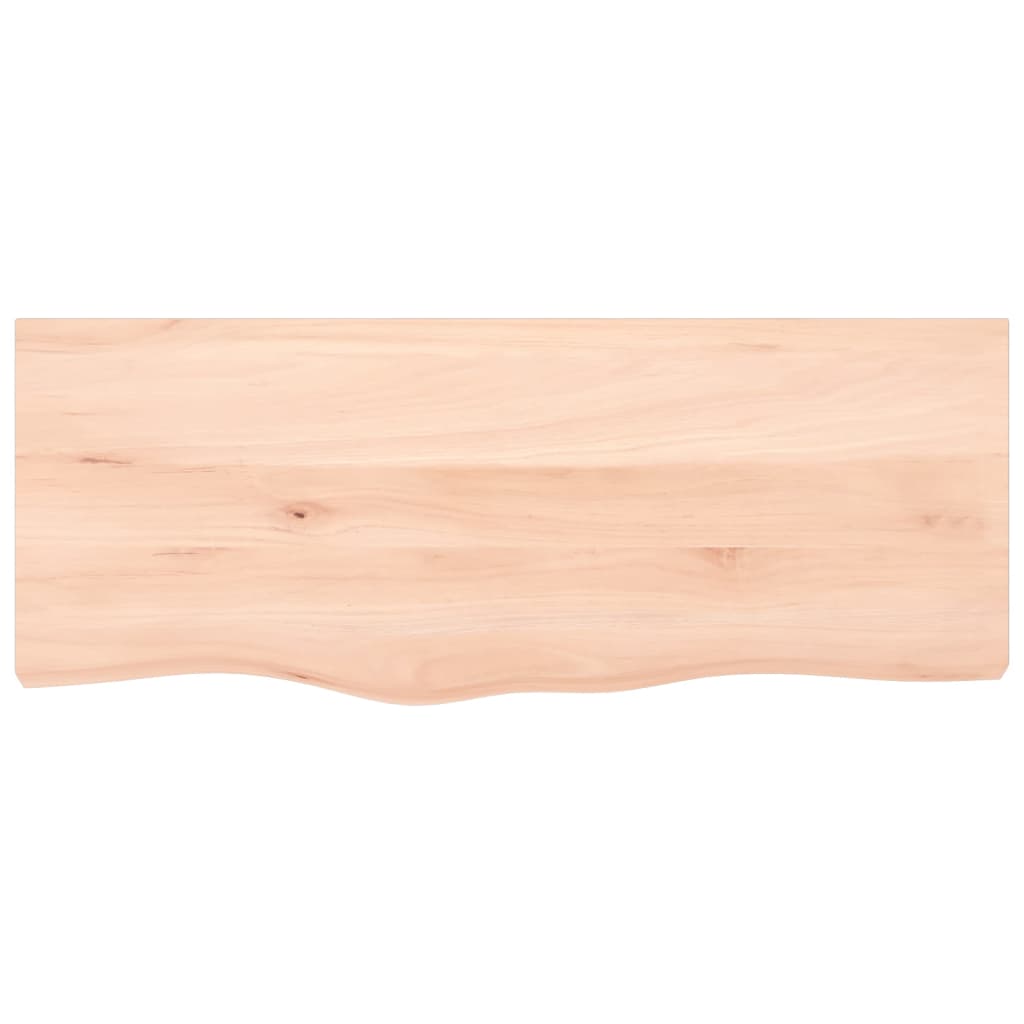 vidaXL Bathroom Countertop 100x40x2 cm Untreated Solid Wood 3