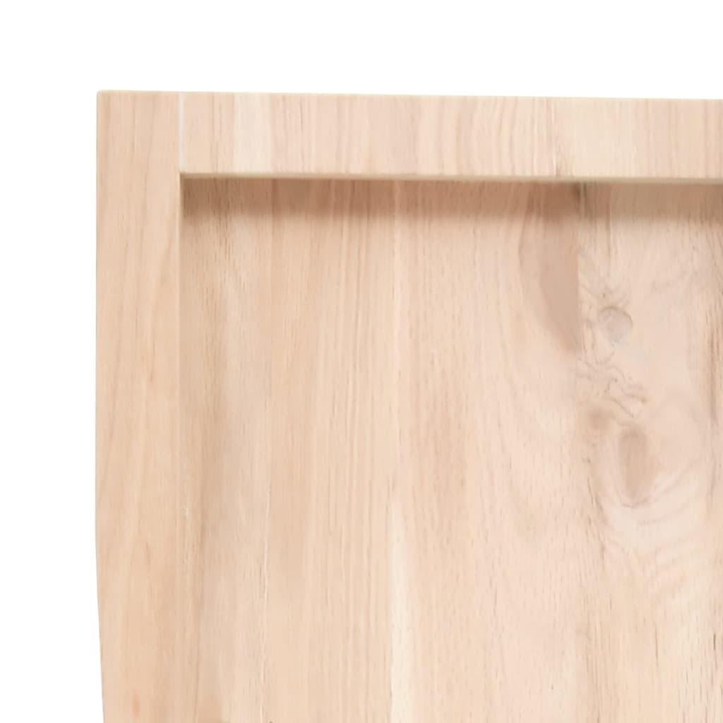 vidaXL Bathroom Countertop 100x40x(2-4) cm Untreated Solid Wood 6