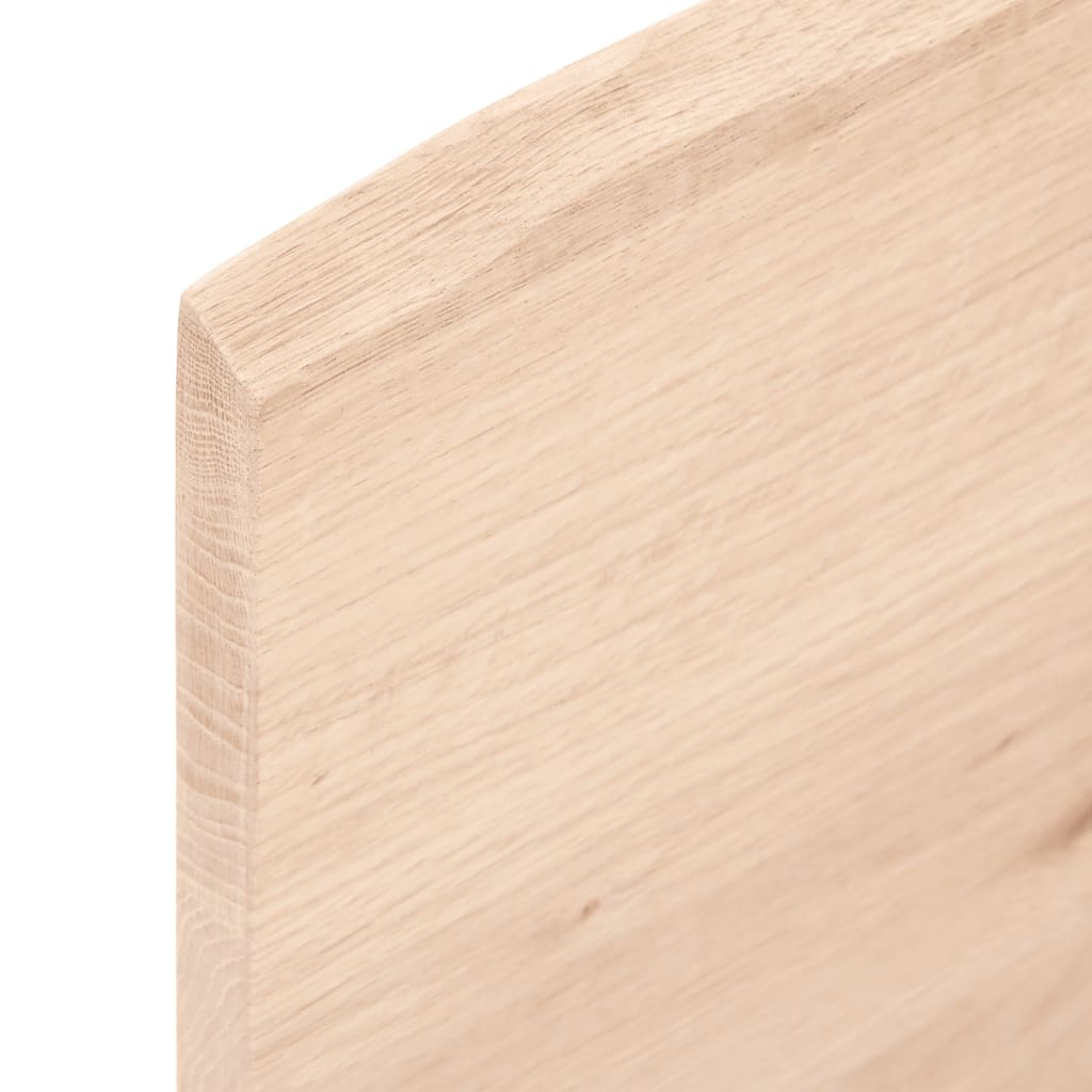 vidaXL Table Top 60x40x2 cm Untreated Solid Wood Oak 5