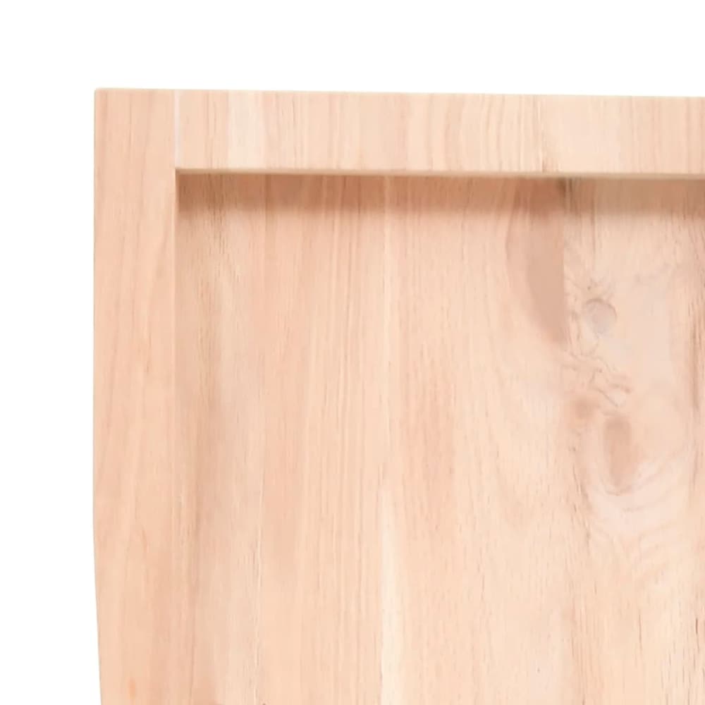 Table Top 60x50x(2-4) Untreated Solid Wood Oak Natural 60 cm