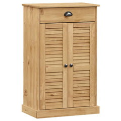 vidaXL Shoe Cabinet VIGO 60x35x96 cm Solid Wood Pine 2