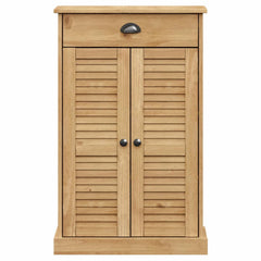 vidaXL Shoe Cabinet VIGO 60x35x96 cm Solid Wood Pine 4