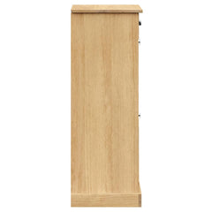 vidaXL Shoe Cabinet VIGO 60x35x96 cm Solid Wood Pine 6