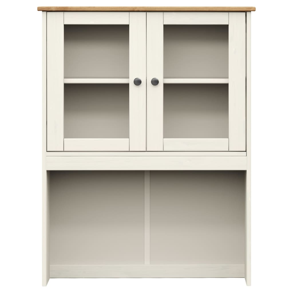 Dresser Top "VIGO" 78x30x100 cm Solid Wood Pine White