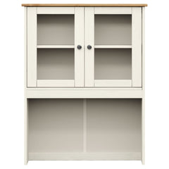 Dresser Top "VIGO" 78x30x100 cm Solid Wood Pine White