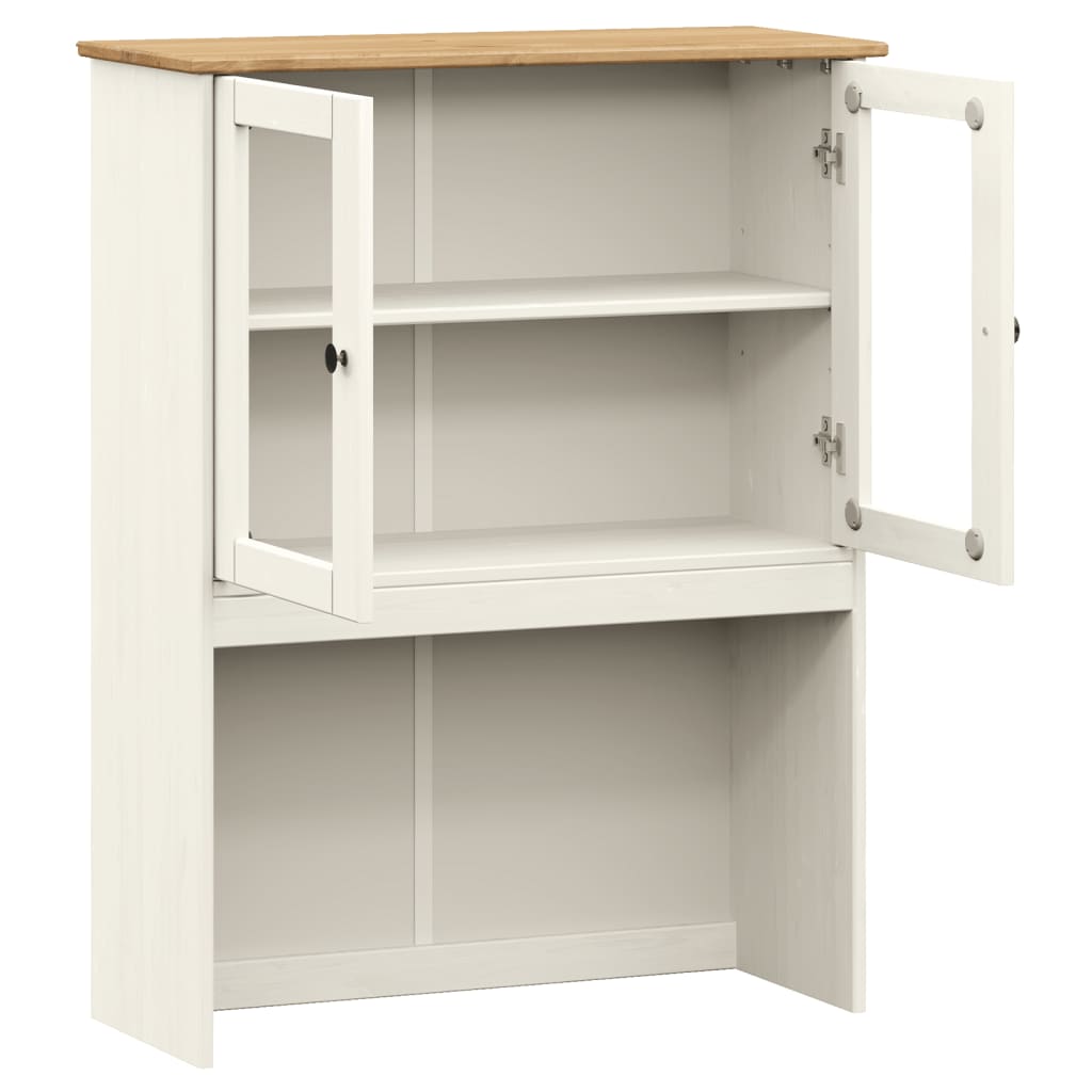 Dresser Top "VIGO" 78x30x100 cm Solid Wood Pine White