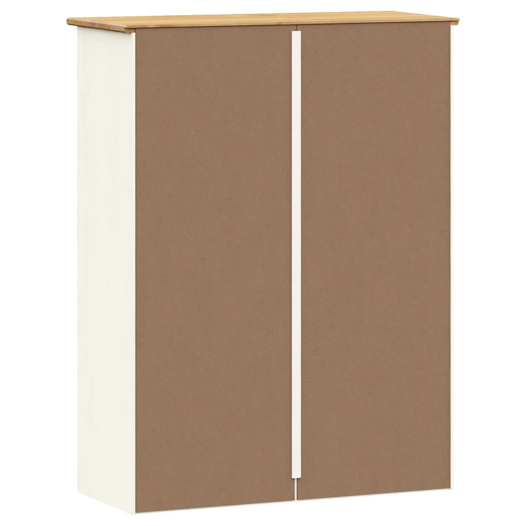 Dresser Top "VIGO" 78x30x100 cm Solid Wood Pine White