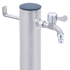 vidaXL Garden Water Column 80 cm Stainless Steel Round 5