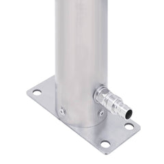 vidaXL Garden Water Column 80 cm Stainless Steel Round 6