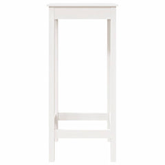 vidaXL Bar Table White 50x50x110 cm Solid Wood Pine 6