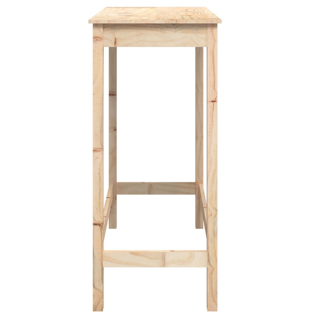 vidaXL Bar Table 100x50x110 cm Solid Wood Pine 6