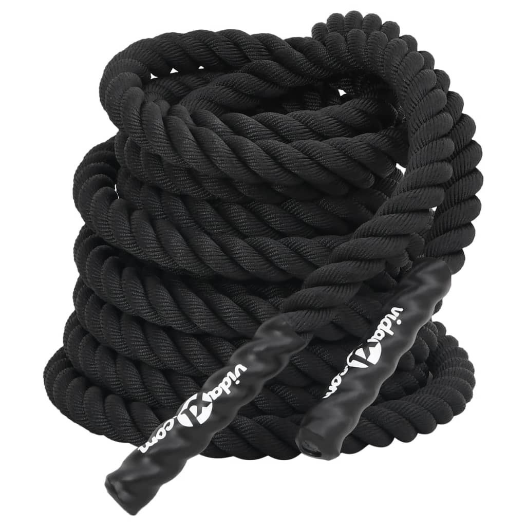 Battle Rope Black 9 kg Polyester 15 m