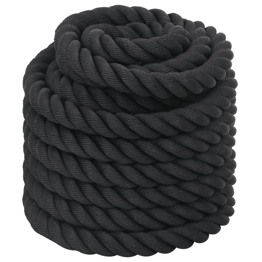 Battle Rope Black 9 kg Polyester 15 m