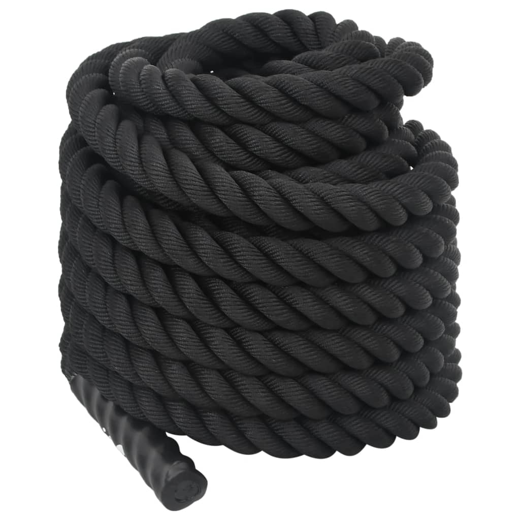 Battle Rope Black 9 kg Polyester 15 m