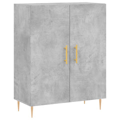 vidaXL Sideboard Concrete Grey 69.5x34x90 cm Engineered Wood 2