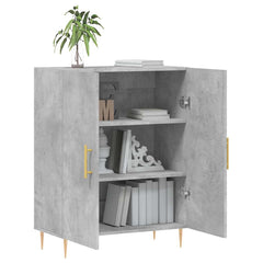vidaXL Sideboard Concrete Grey 69.5x34x90 cm Engineered Wood 4