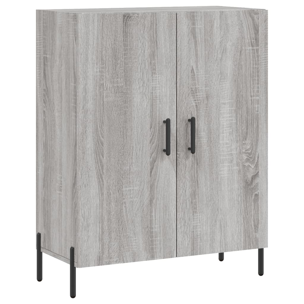 vidaXL Sideboard Grey Sonoma 69.5x34x90 cm Engineered Wood 2
