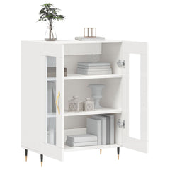 vidaXL Sideboard High Gloss White 69.5x34x90 cm Engineered Wood 4