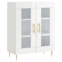 vidaXL Sideboard High Gloss White 69.5x34x90 cm Engineered Wood 2