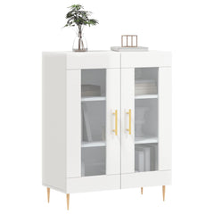 vidaXL Sideboard High Gloss White 69.5x34x90 cm Engineered Wood 3