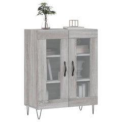 vidaXL Sideboard Grey Sonoma 69.5x34x90 cm Engineered Wood 3