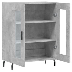 vidaXL Sideboard Concrete Grey 69.5x34x90 cm Engineered Wood 6
