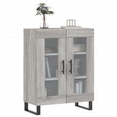 vidaXL Sideboard Grey Sonoma 69.5x34x90 cm Engineered Wood 3