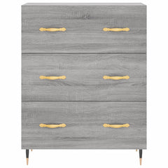 vidaXL Sideboard Grey Sonoma 69.5x34x90 cm Engineered Wood 5
