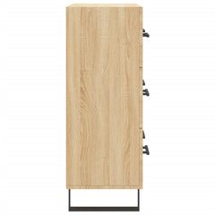 Sideboard 69,5x34x90 cm Engineered Wood Sonoma oak
