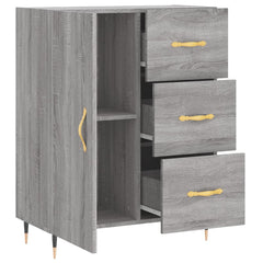 vidaXL Sideboard Grey Sonoma 69.5x34x90 cm Engineered Wood 6