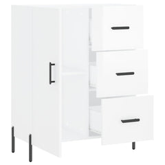 vidaXL Sideboard High Gloss White 69,5x34x90 cm Engineered Wood 4